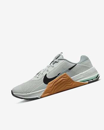 Nike Metcon 7 Plateados Claro Verde Oliva Negros | MX 5035